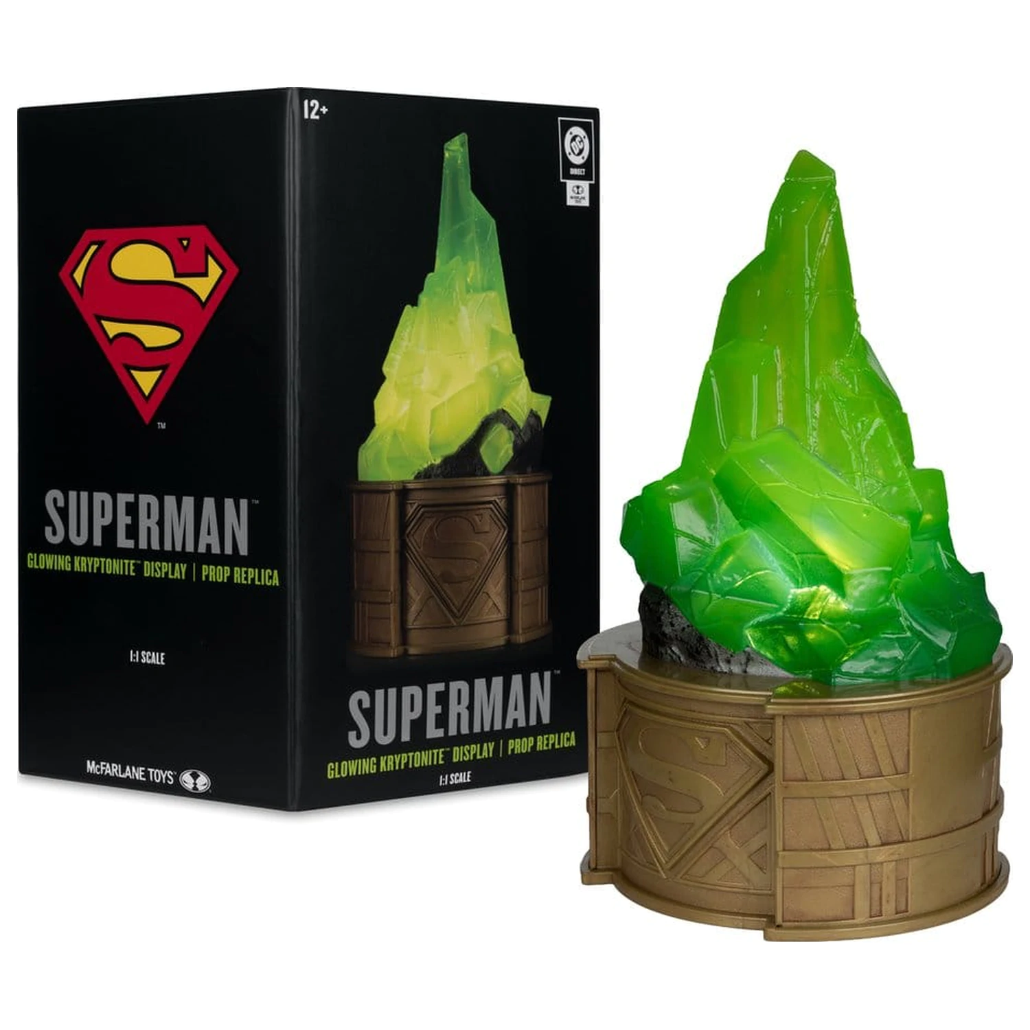 Superman DC Direct Nachbildung 1/1 Kryptonit-Display (Gold Label) 18 cm Produktfoto