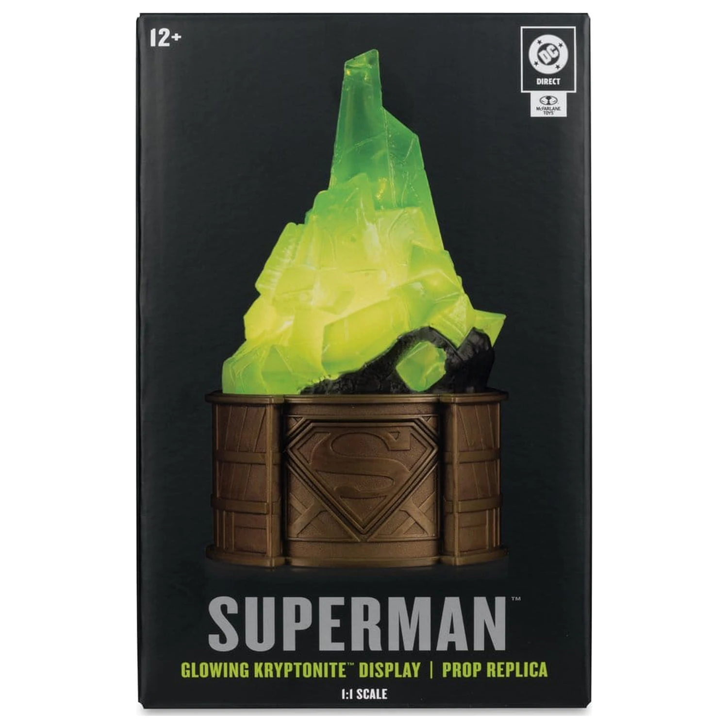Superman DC Direct Nachbildung 1/1 Kryptonit-Display (Gold Label) 18 cm Produktfoto