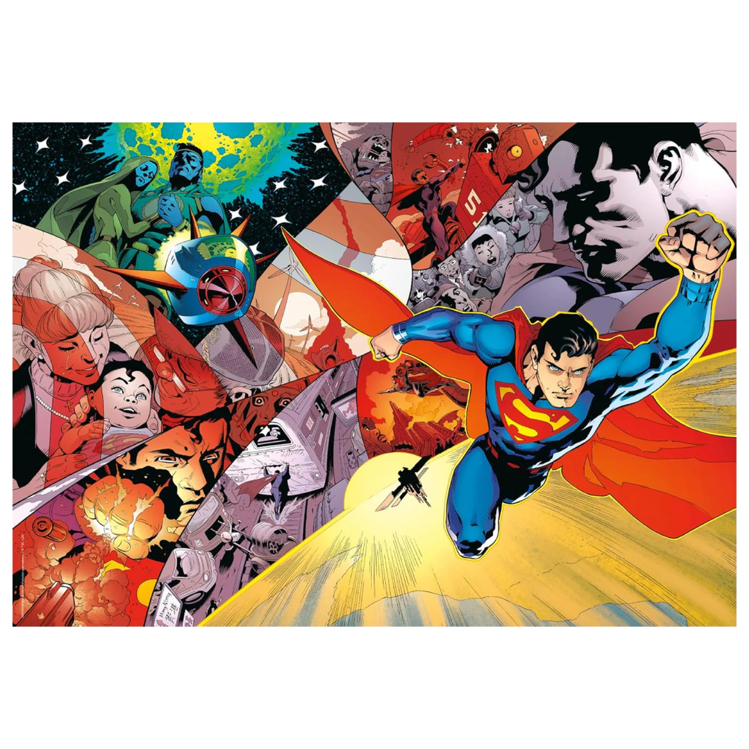 Superman Hope Rising 104-teiliges Puzzle Produktfoto