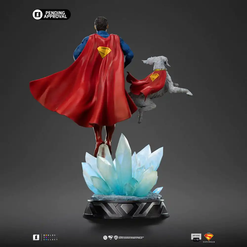Superman Legacy Art Scale Statue 1/10 Superman & Krypto 32 cm Statue Produktfoto