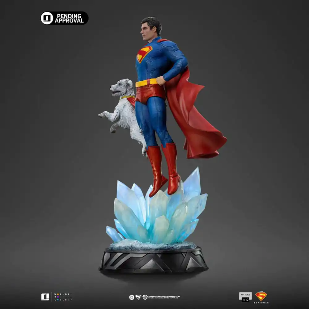 Superman Legacy Art Scale Statue 1/10 Superman & Krypto 32 cm Statue Produktfoto