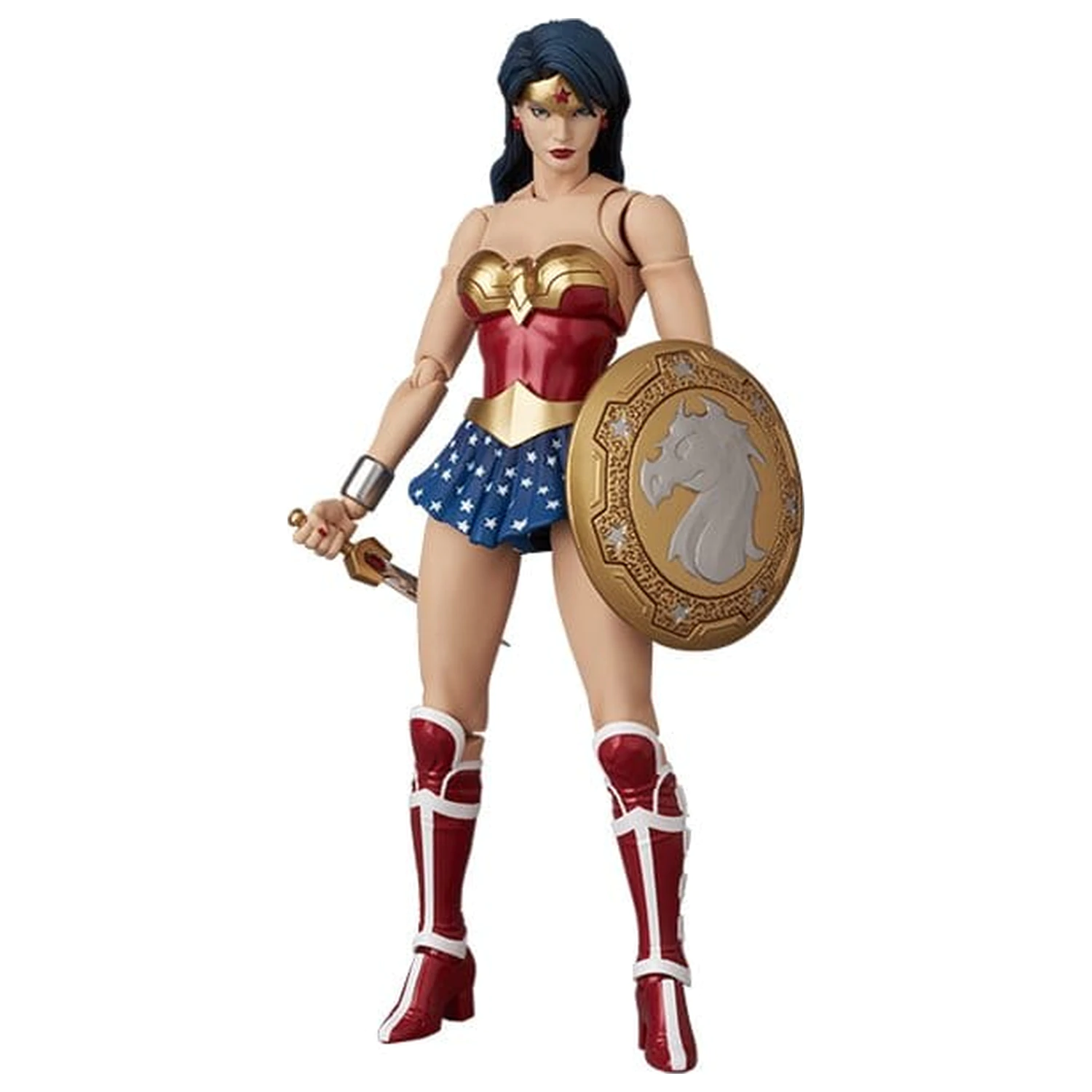 Superman MAFEX Actionfigur Wonder Woman (Superman: For Tomorrow) 15 cm Produktfoto