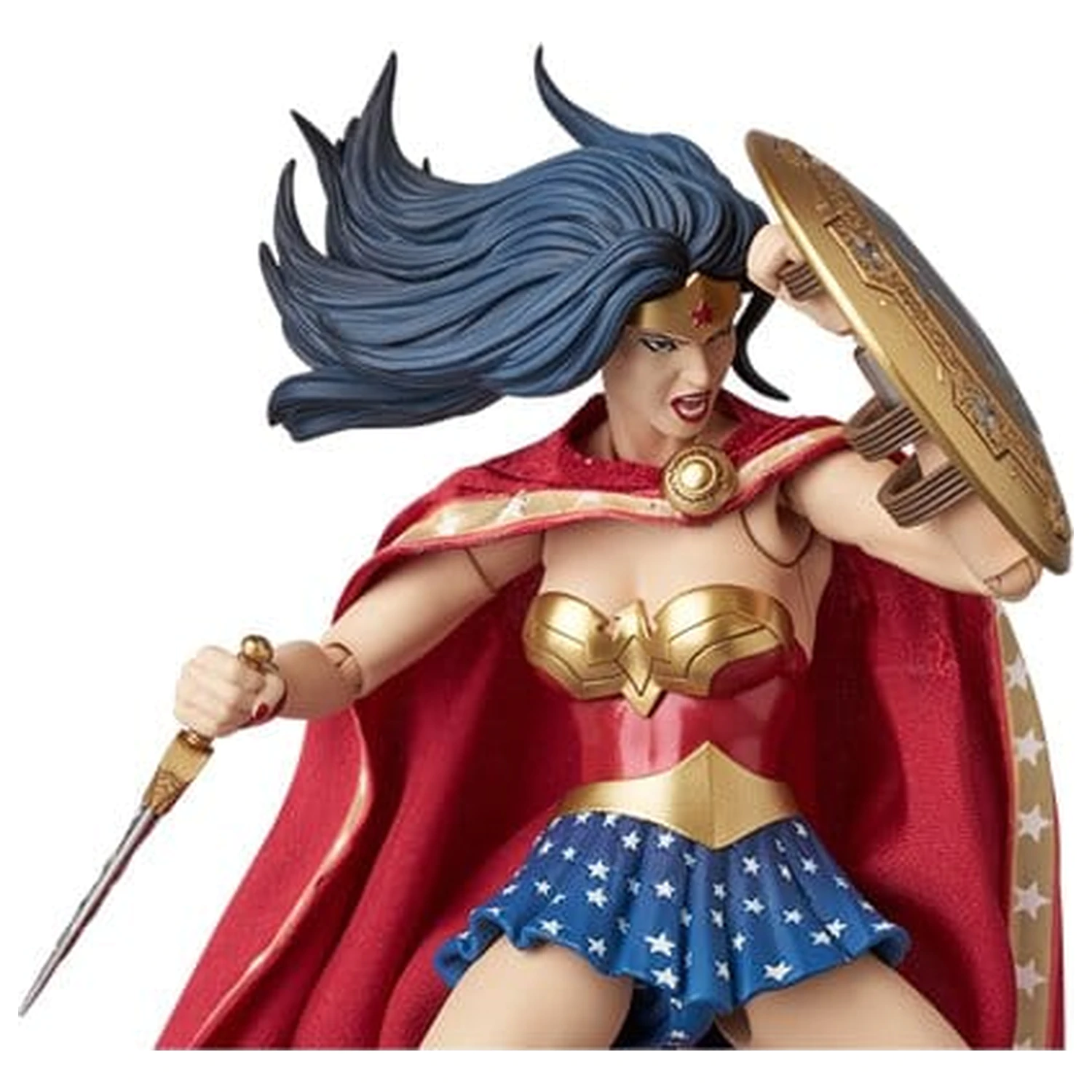 Superman MAFEX Actionfigur Wonder Woman (Superman: For Tomorrow) 15 cm Produktfoto