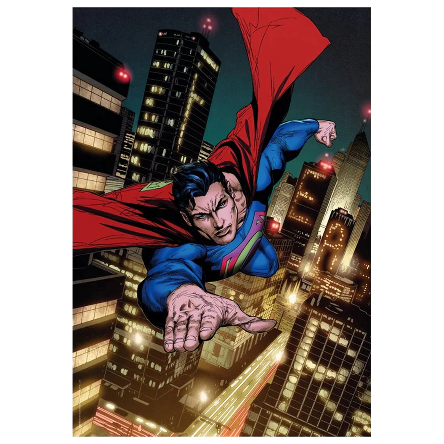 Superman Night 1000-teiliges Kompaktpuzzle Produktfoto
