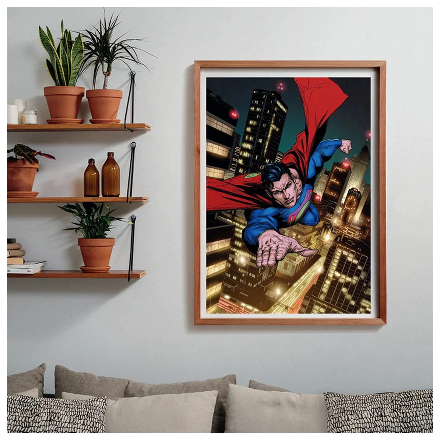 Superman Night 1000-teiliges Kompaktpuzzle Produktfoto
