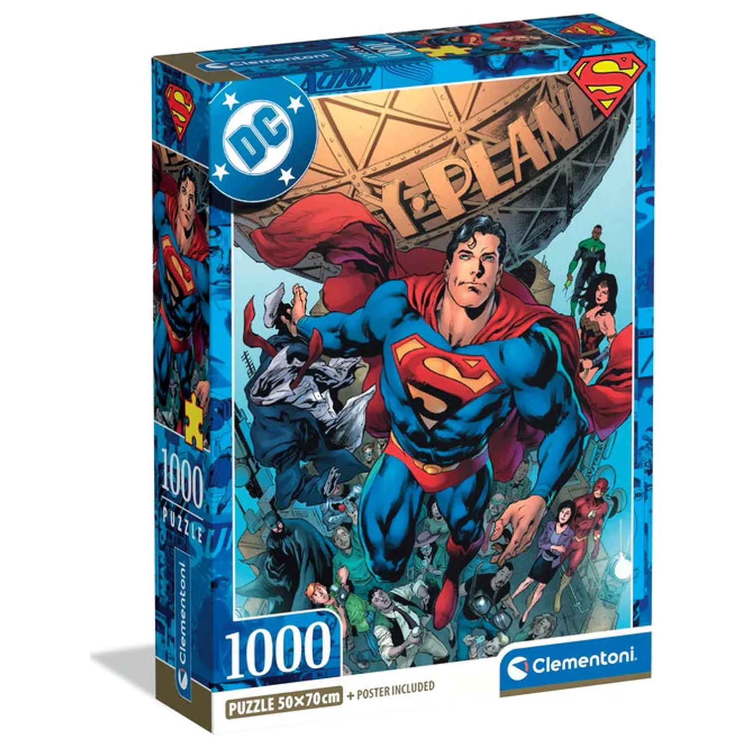Superman Planet 1000-teiliges Compact Puzzle Produktfoto