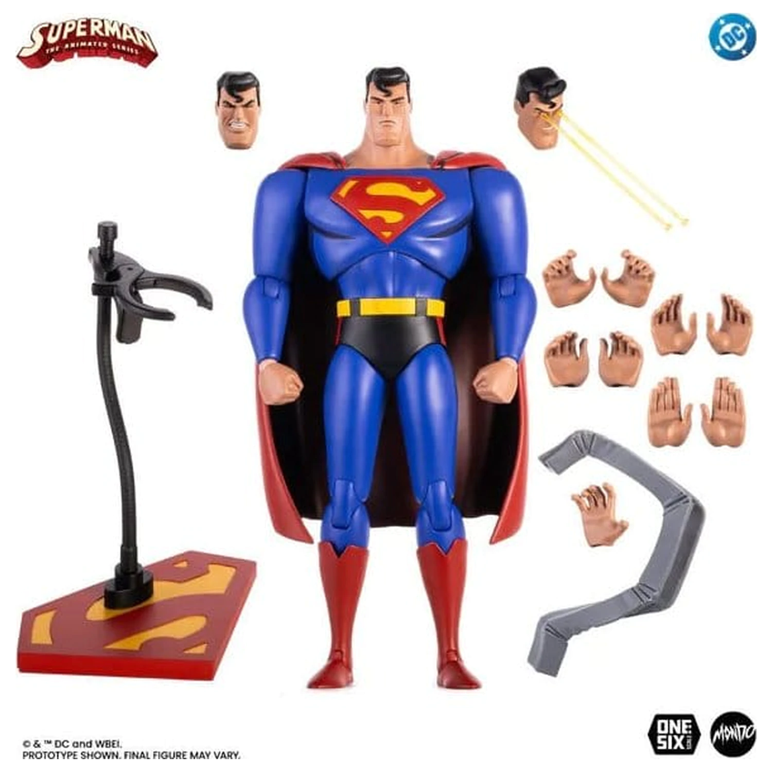 Superman: The Animated Series Action Figur 1/6 Superman 30 cm Produktfoto