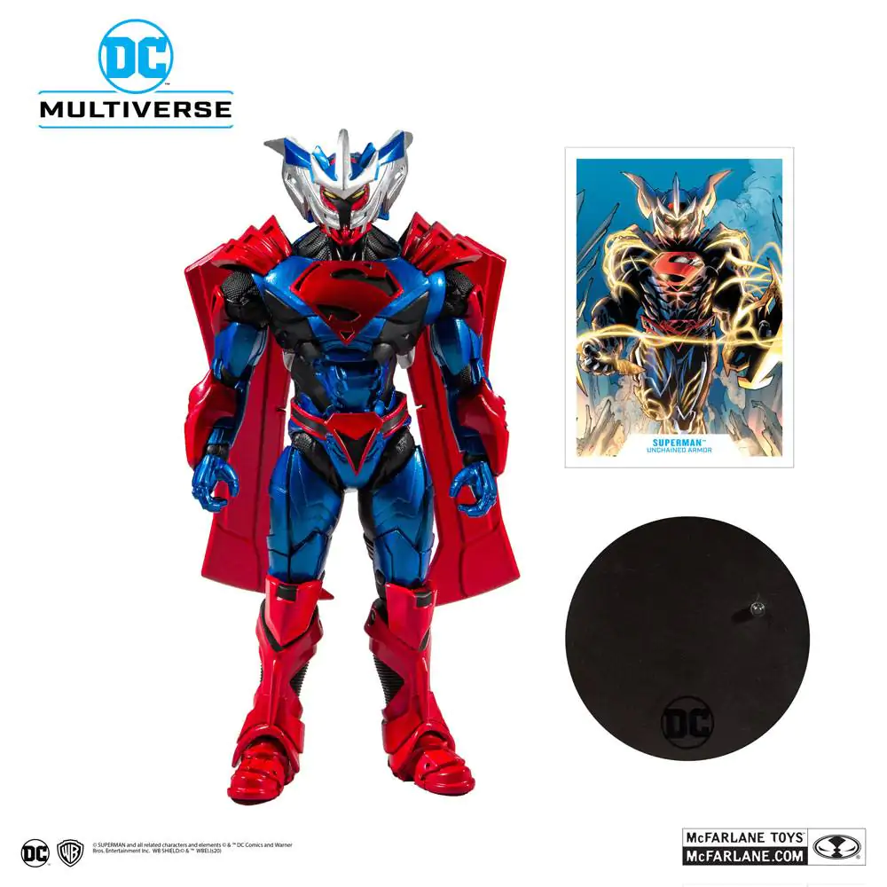 Superman Unchained Actionfigur Superman (Unchained Armor) 18 cm Produktfoto