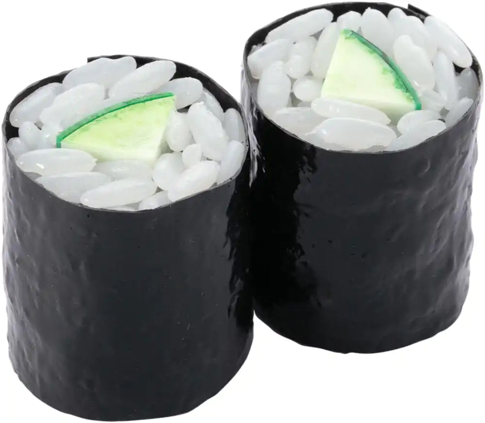 Sushi Plastik Model Kit 1/1 Kappa Maki (Cucumber Sushi Roll) (re-run) 3 cm Produktfoto