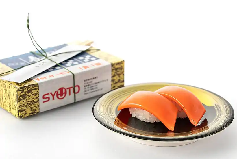 Sushi Plastik Model Kit 1/1 Salmon (re-run) 3 cm Produktfoto