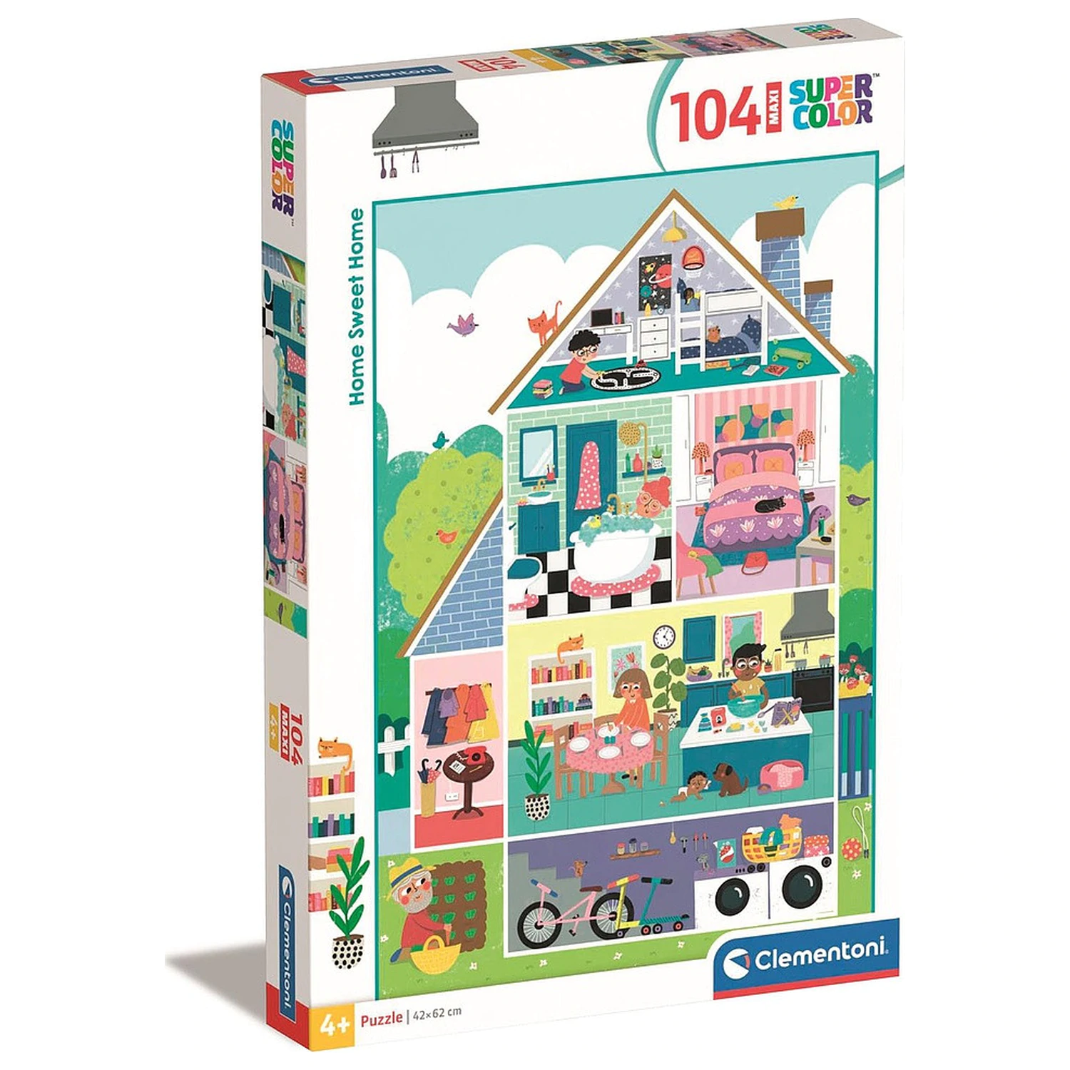 Sweet Home 104-teiliges Maxi Puzzle Produktfoto