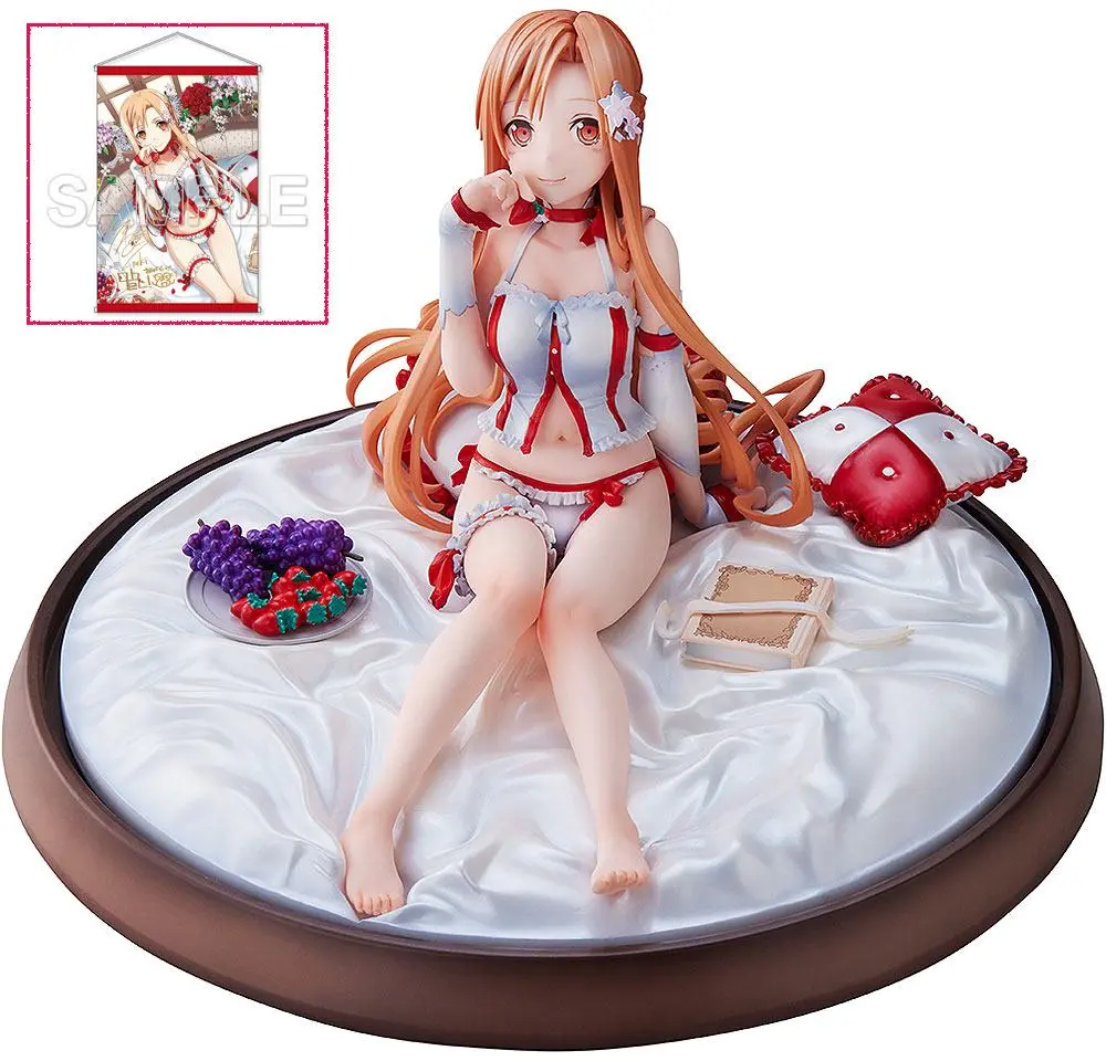 Sword Art Online PVC Statue 1/7 Asuna Negligee Ver. KADOKAWA Special Set 15 cm termékfotó