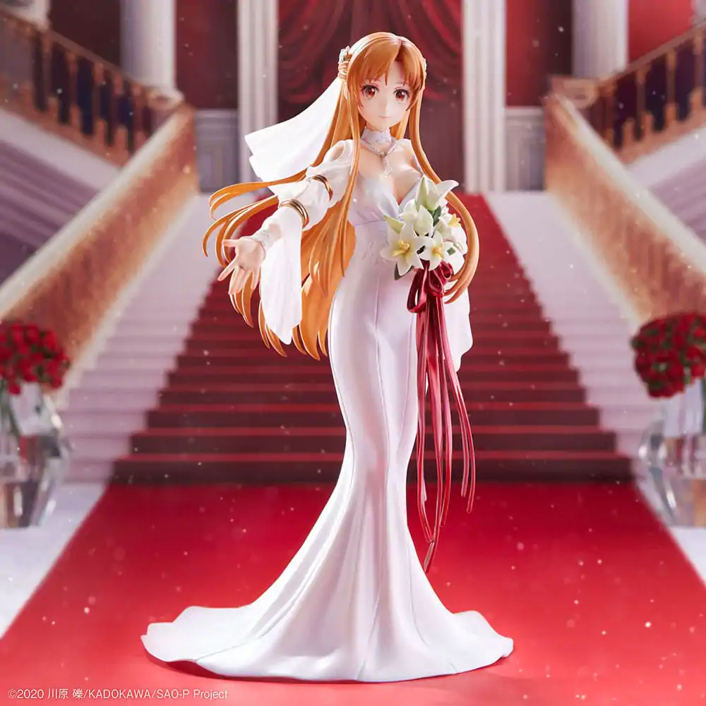 Sword Art Online PVC Statue 1/7 Asuna Wedding Ver. 25 cm termékfotó
