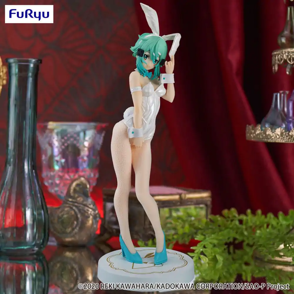 Sword Art Online BiCute Bunnies PVC Statue Sinon White Pearl Ver. 28 cm termékfotó