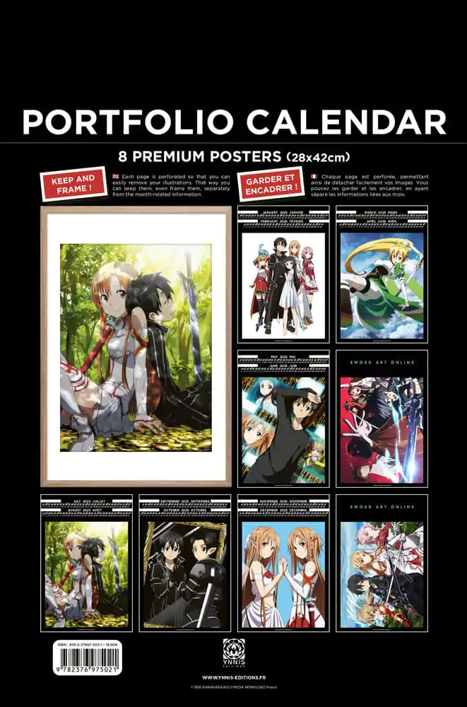 Sword Art Online Portfolio Kalender 2025 *Englische Version* termékfotó