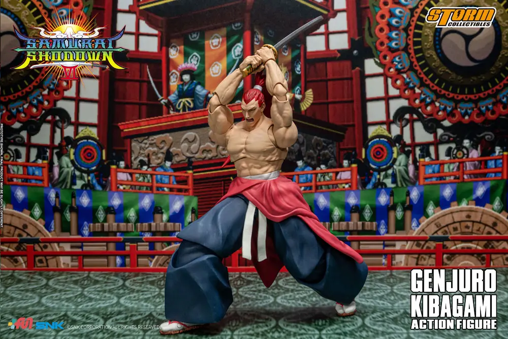 Samurai Shodown VI Actionfigur Genjuro Kibagami Produktfoto