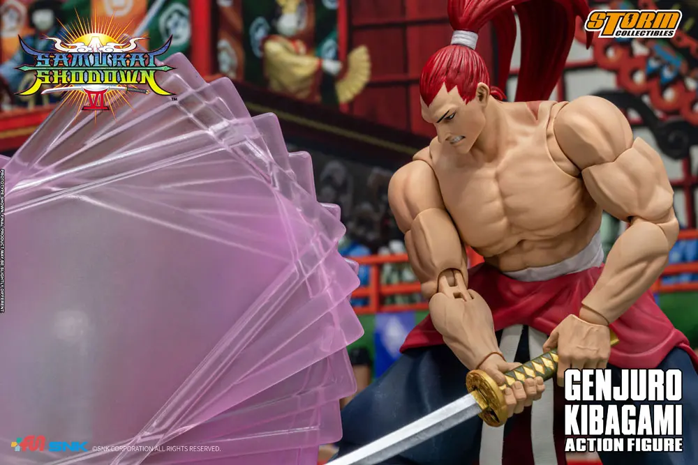 Samurai Shodown VI Actionfigur Genjuro Kibagami Produktfoto