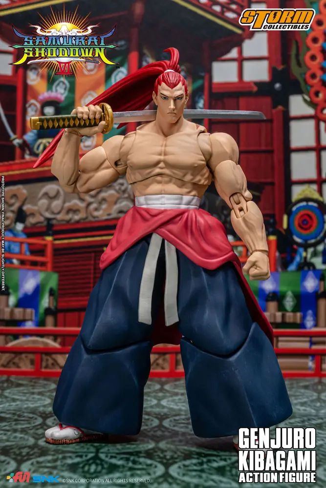 Samurai Shodown VI Actionfigur Genjuro Kibagami Produktfoto