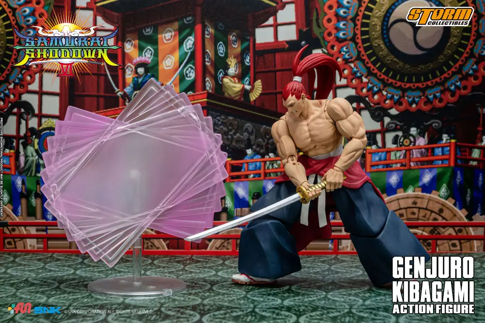 Samurai Shodown VI Actionfigur Genjuro Kibagami Produktfoto