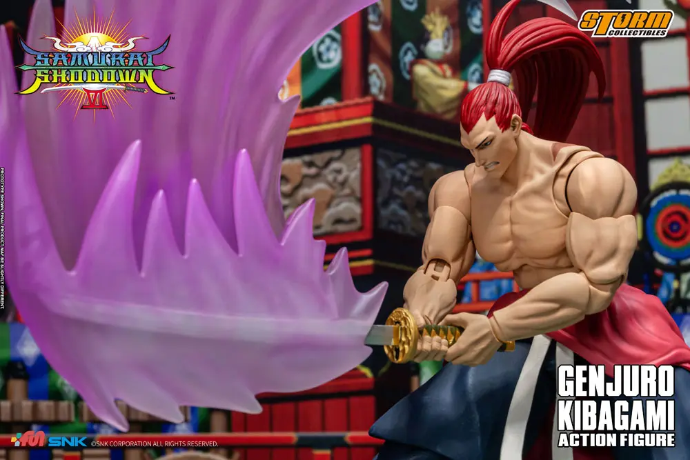 Samurai Shodown VI Actionfigur Genjuro Kibagami Produktfoto