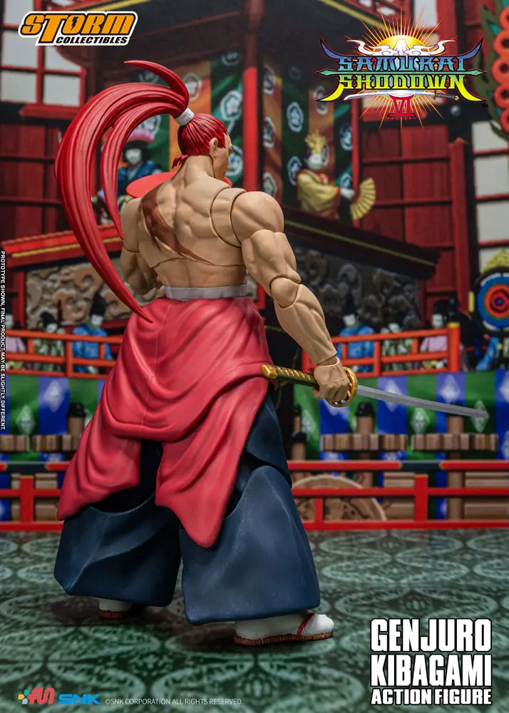 Samurai Shodown VI Actionfigur Genjuro Kibagami Produktfoto