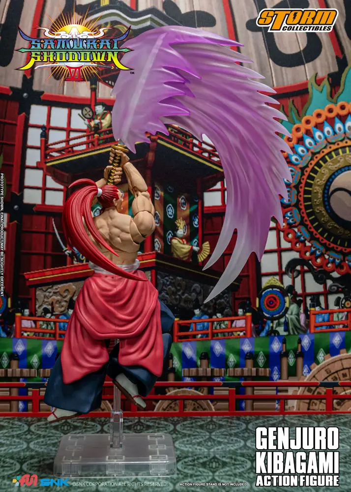 Samurai Shodown VI Actionfigur Genjuro Kibagami Produktfoto