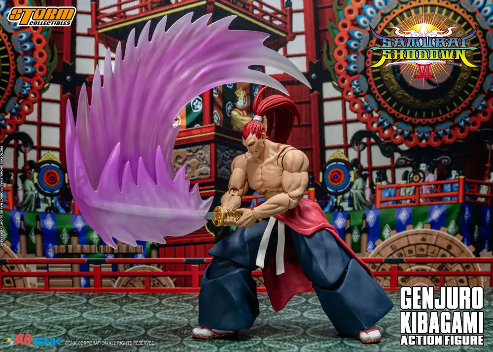 Samurai Shodown VI Actionfigur Genjuro Kibagami Produktfoto