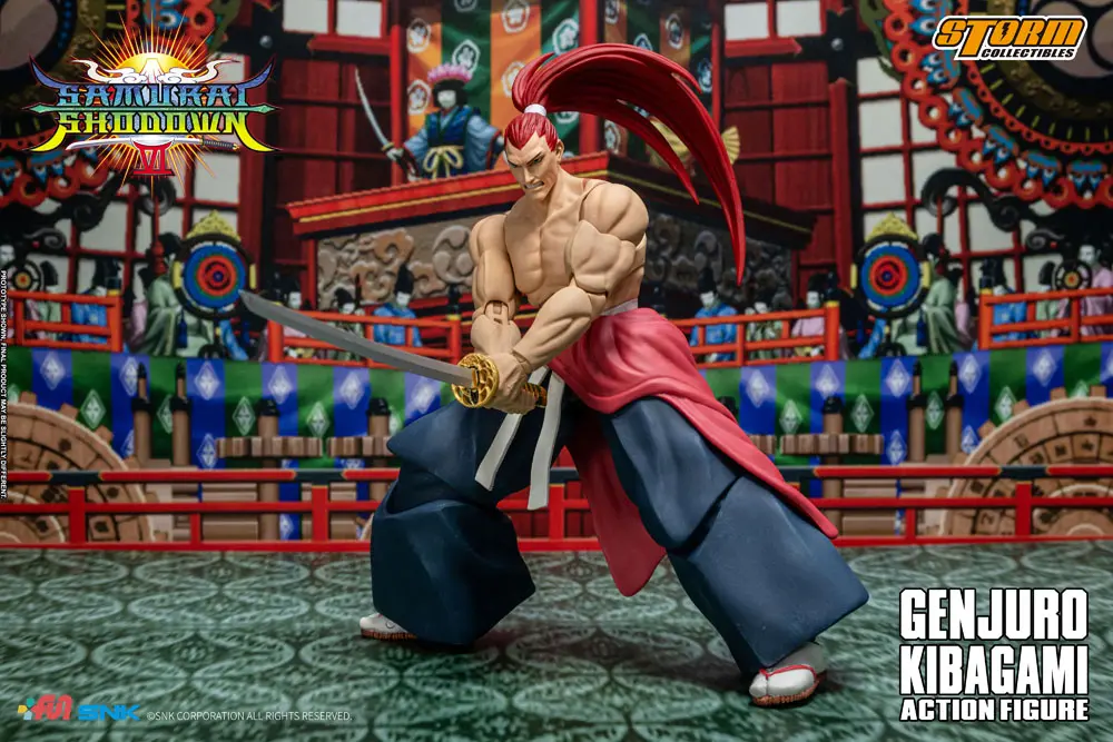 Samurai Shodown VI Actionfigur Genjuro Kibagami Produktfoto