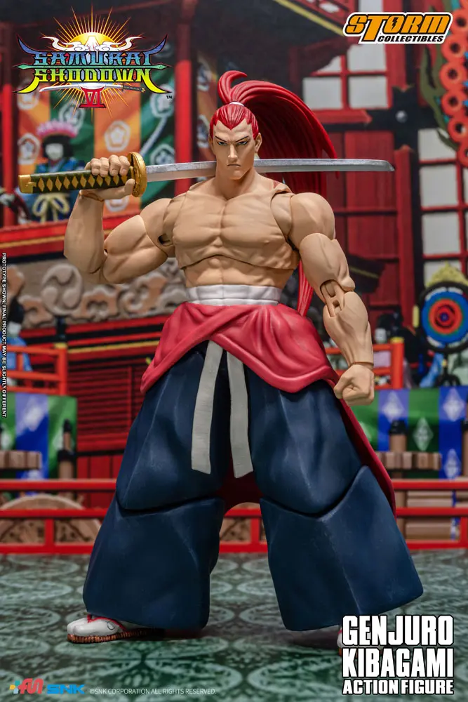 Samurai Shodown VI Actionfigur Genjuro Kibagami Produktfoto