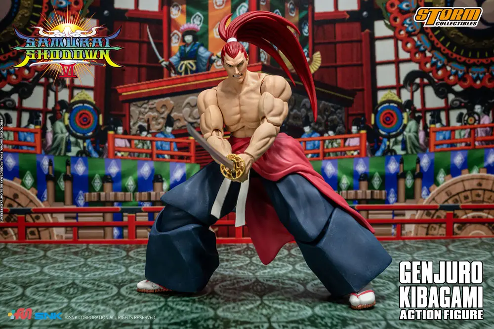 Samurai Shodown VI Actionfigur Genjuro Kibagami Produktfoto