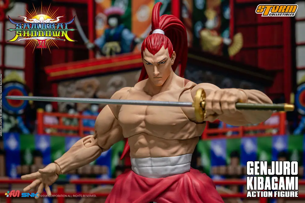 Samurai Shodown VI Actionfigur Genjuro Kibagami Produktfoto