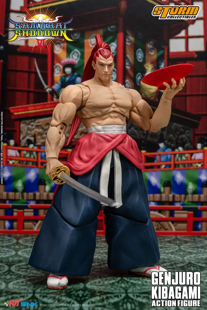 Samurai Shodown VI Actionfigur Genjuro Kibagami Produktfoto