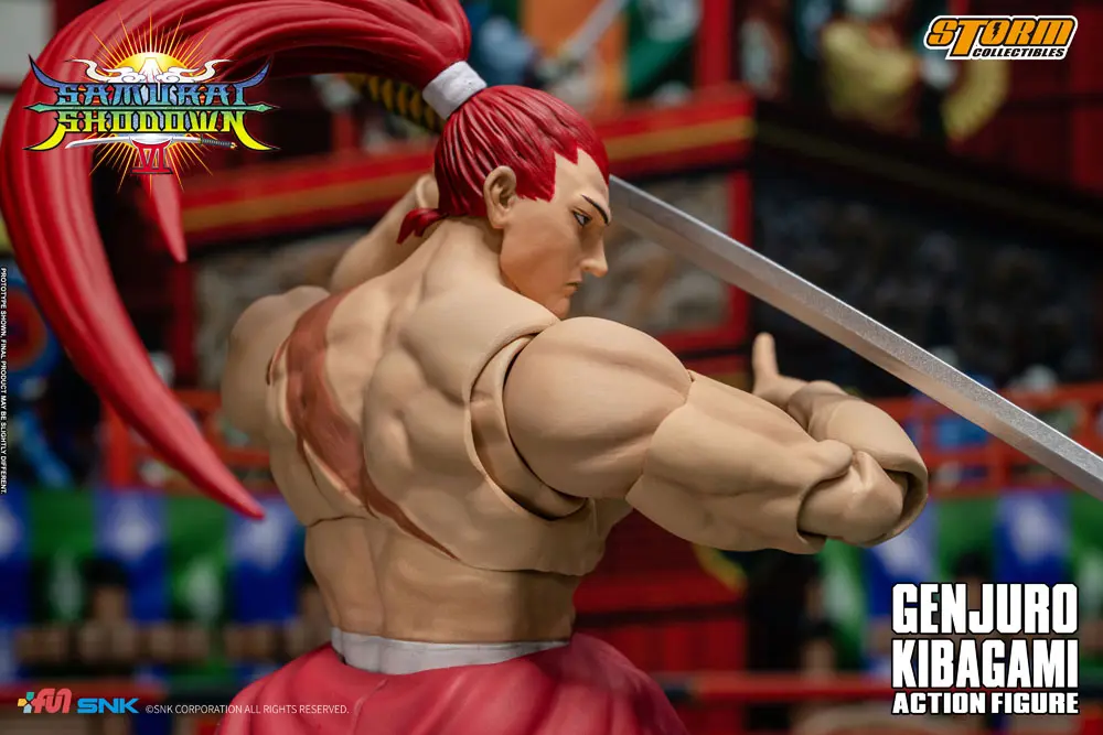 Samurai Shodown VI Actionfigur Genjuro Kibagami Produktfoto