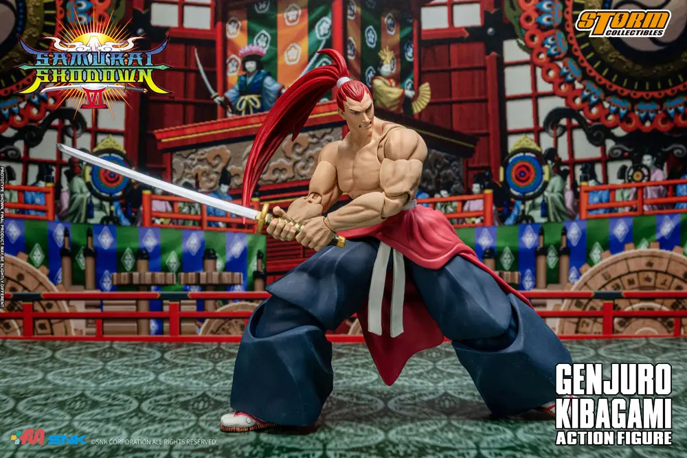 Samurai Shodown VI Actionfigur Genjuro Kibagami Produktfoto