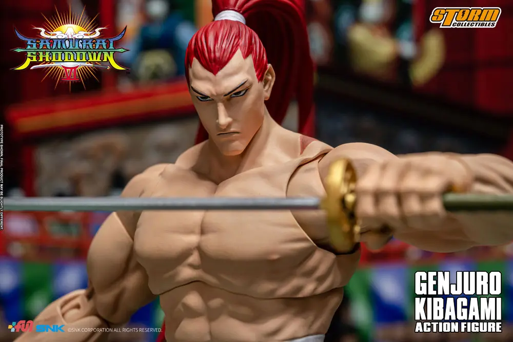 Samurai Shodown VI Actionfigur Genjuro Kibagami Produktfoto