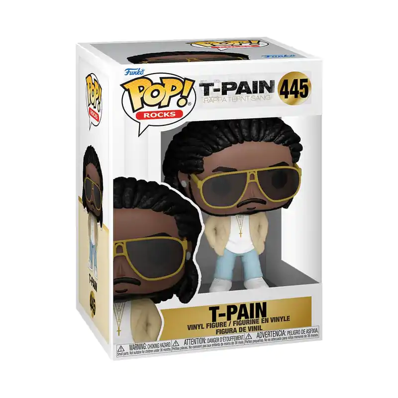 T-Pain Funko POP! Rocks Vinyl Figur T-Pain (Rappa Ternt Sanga) 9 cm Produktfoto