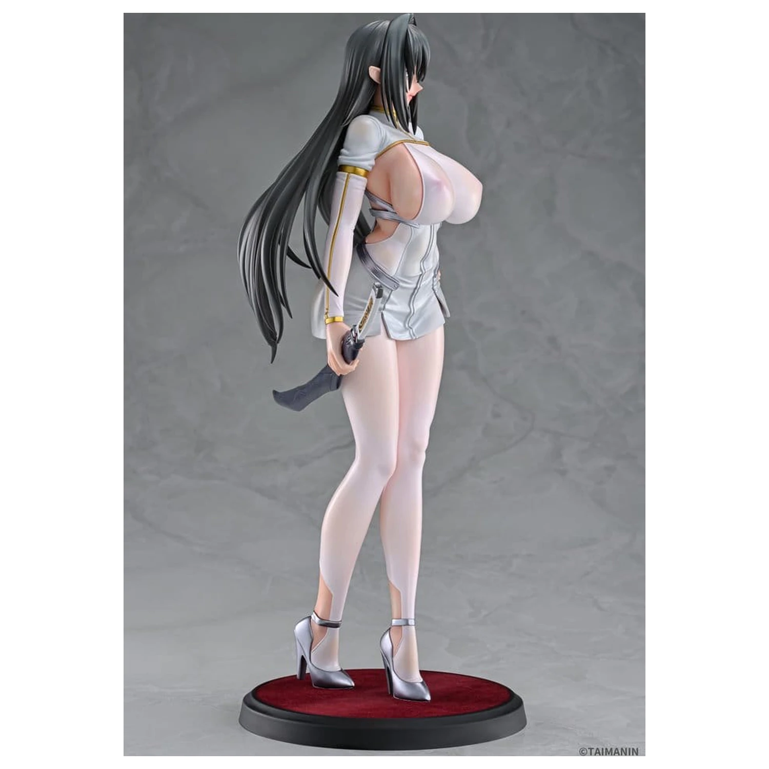 Taimanin RPG PVC Figur 1/6 Annerose Vajra White see-through Ver. 31 cm Produktfoto