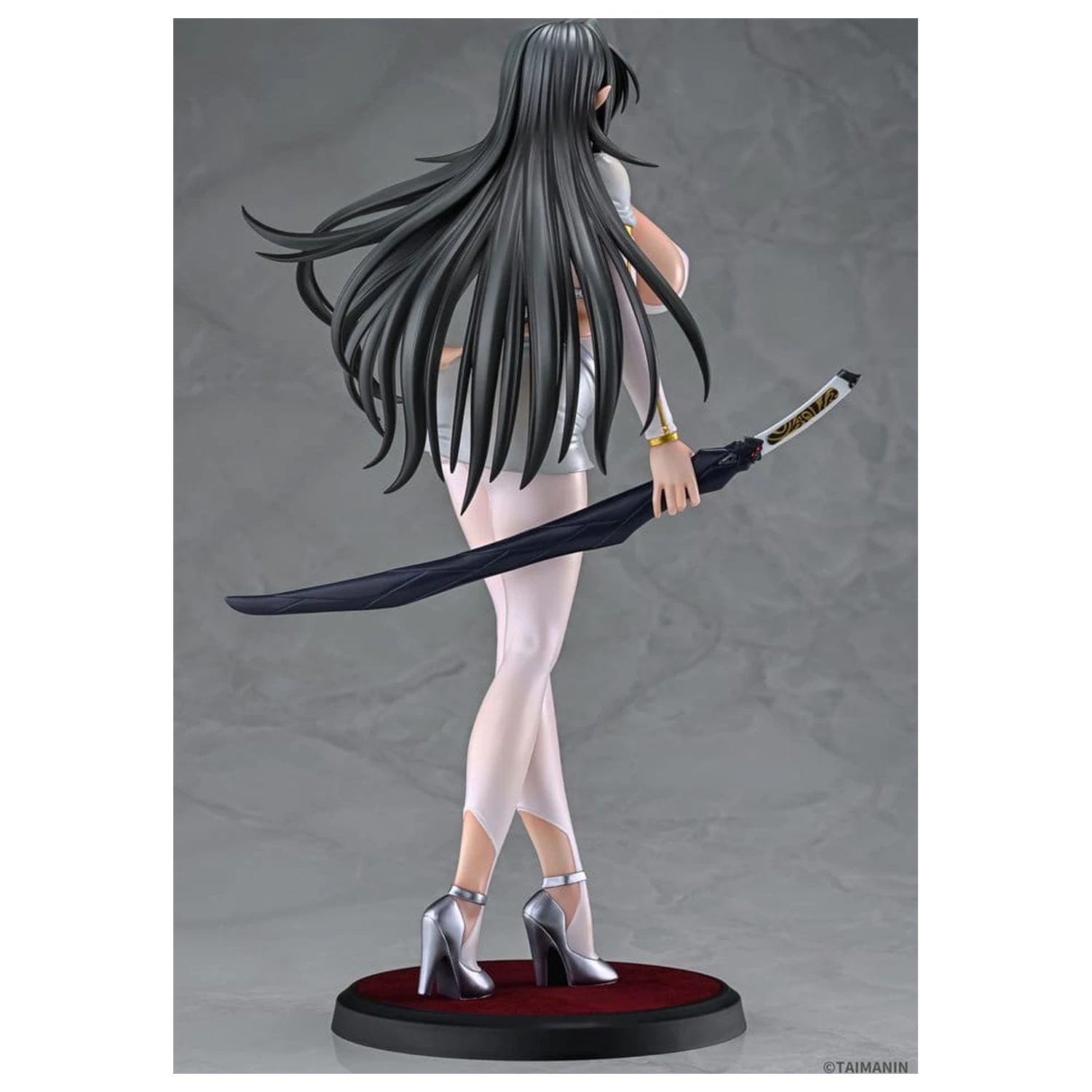 Taimanin RPG PVC Figur 1/6 Annerose Vajra White see-through Ver. 31 cm Produktfoto