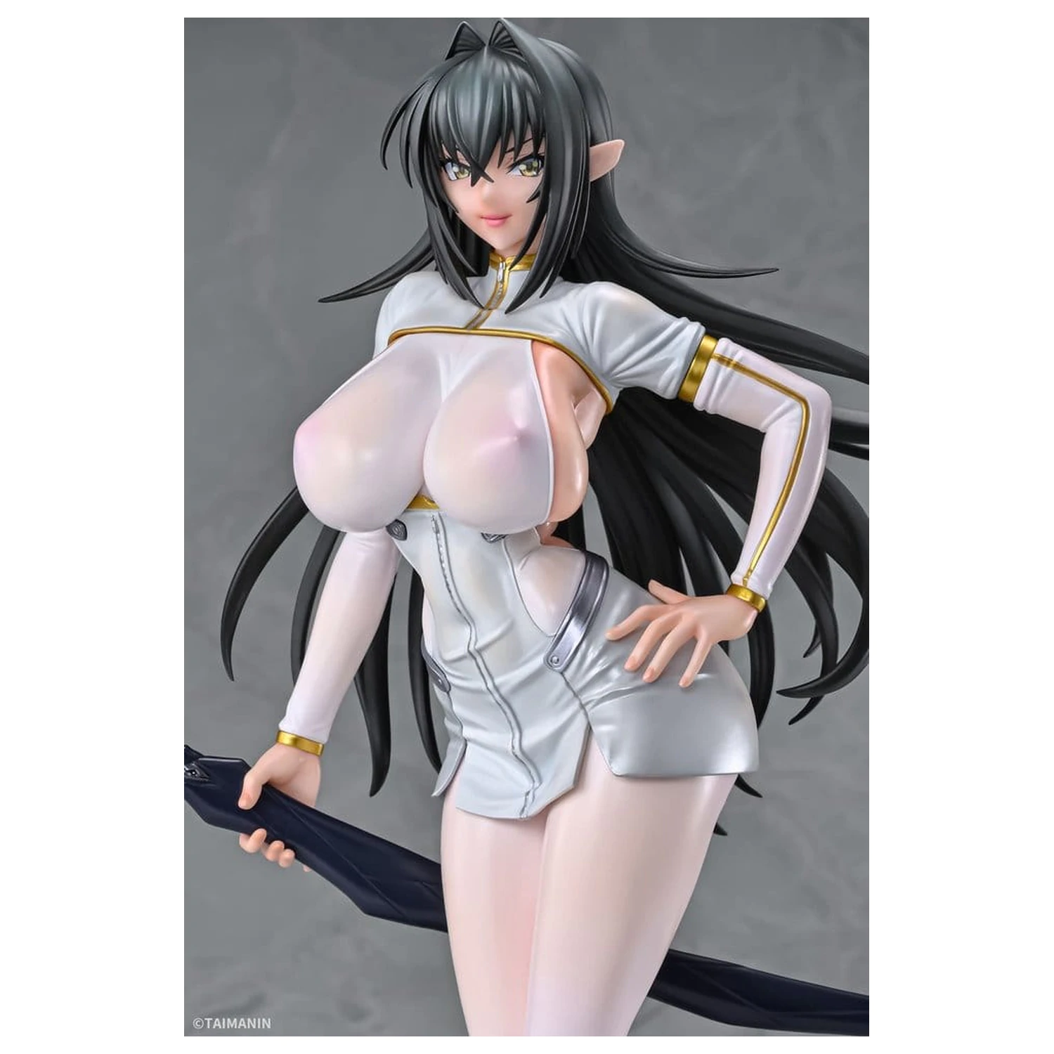 Taimanin RPG PVC Figur 1/6 Annerose Vajra White see-through Ver. 31 cm Produktfoto