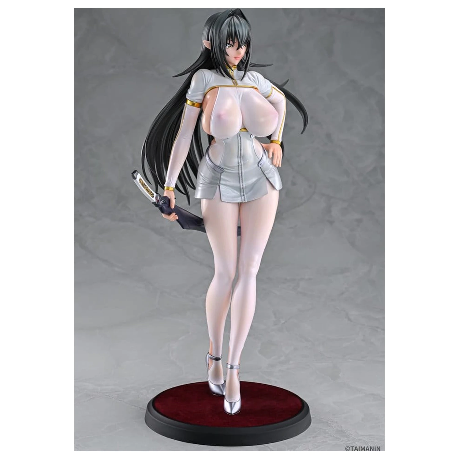 Taimanin RPG PVC Figur 1/6 Annerose Vajra White see-through Ver. 31 cm Produktfoto
