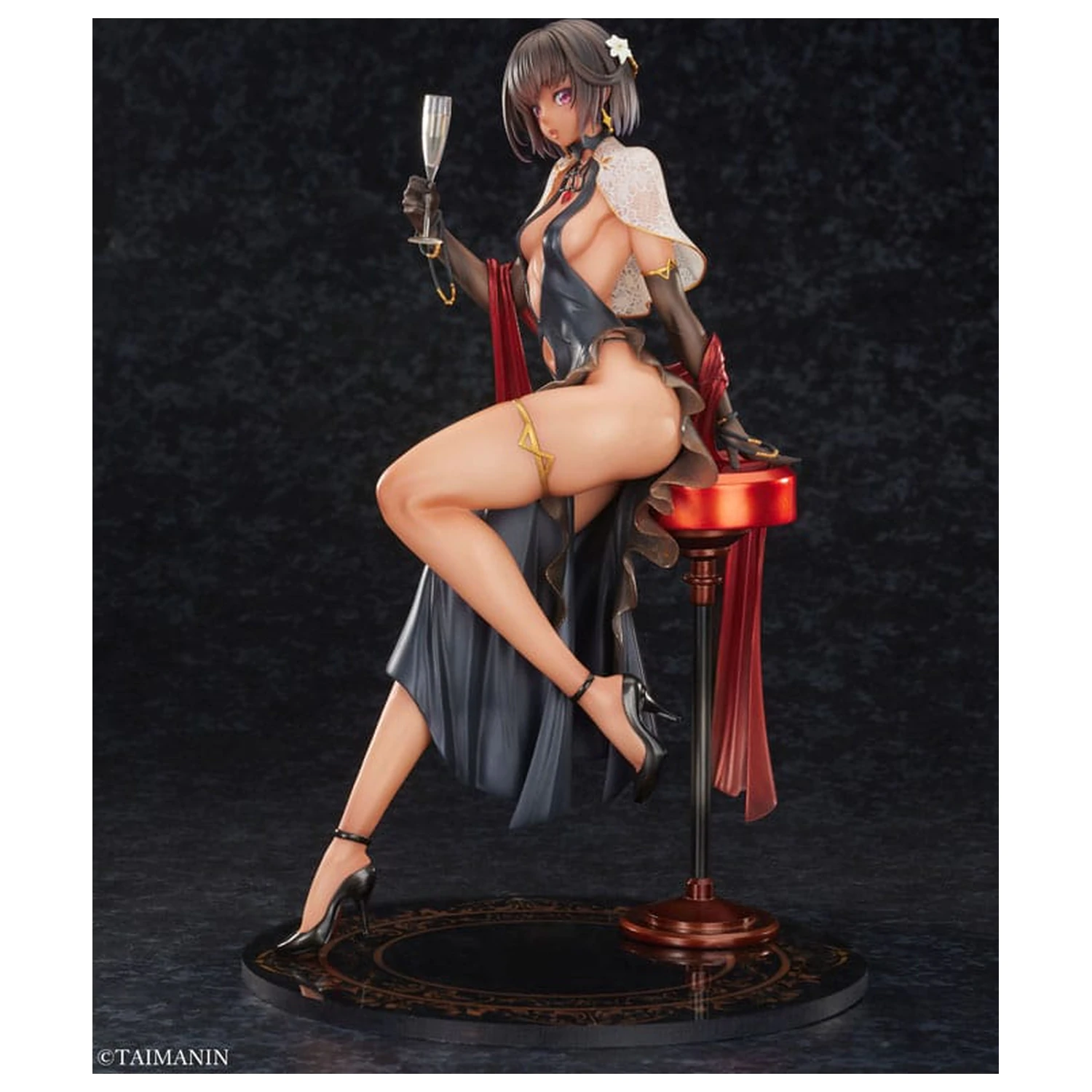 Taimanin RPGX Statue 1/6 Erwachsenen Yukikaze Night Party Dress Ver. 26 Zentimeter Produktfoto