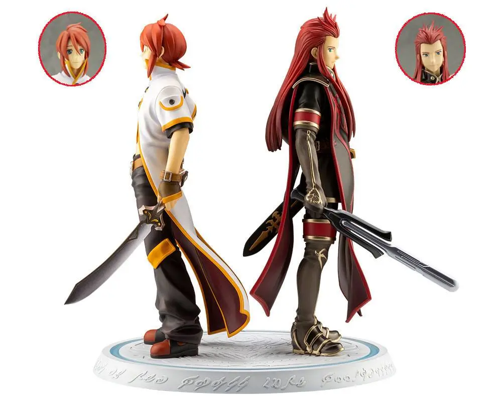 Tales Of The Abyss PVC Statuen 1/8 Luke Fon Fabre & Asch Meaning of Birth Bonus Edition 24 cm Produktfoto