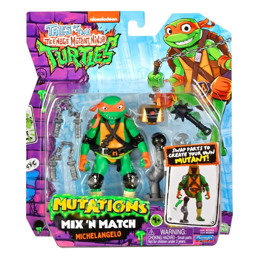 Tales of the Teenage Mutant Ninja Turtles Mix 'n Match Action Figur Michelangelo 12 cm Produktfoto