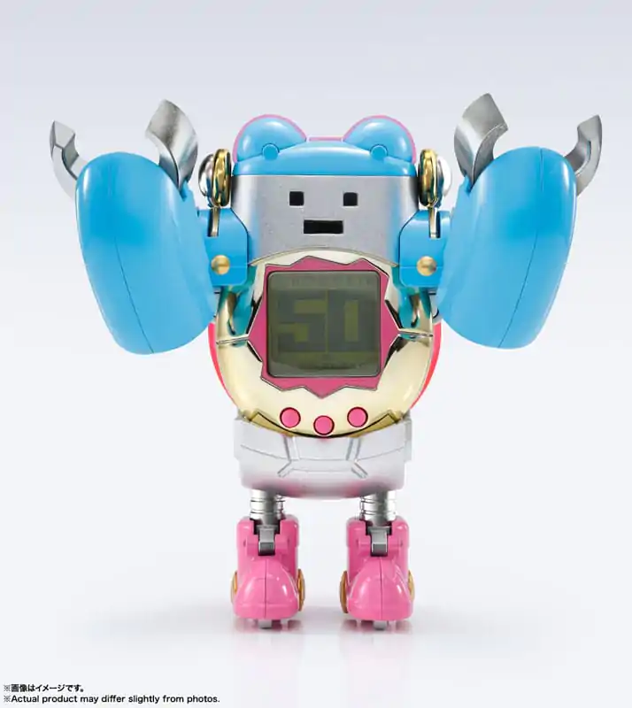 Tamagotchi Soul of Chogokin Diecast Actionfigur Tamagotchi Robot 10 cm Produktfoto
