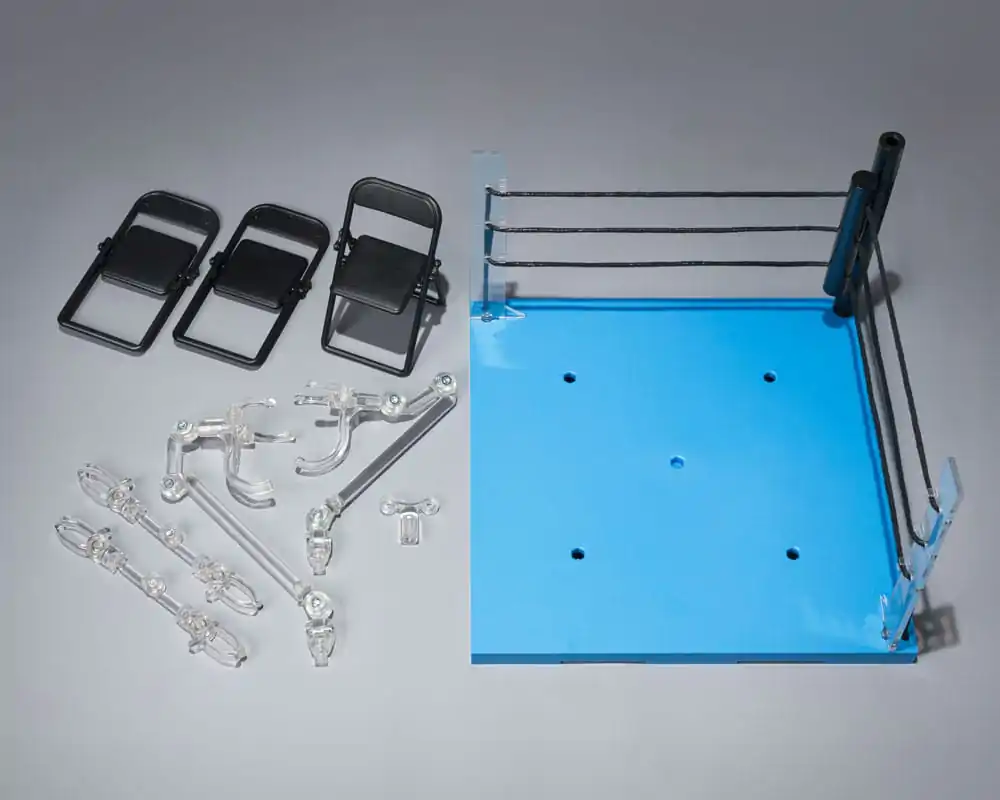 Tamashii Stage Actionfiguren-Zubehör Act Ring Corner &amp; Folding Chair Set Neutral Ver. Produktfoto