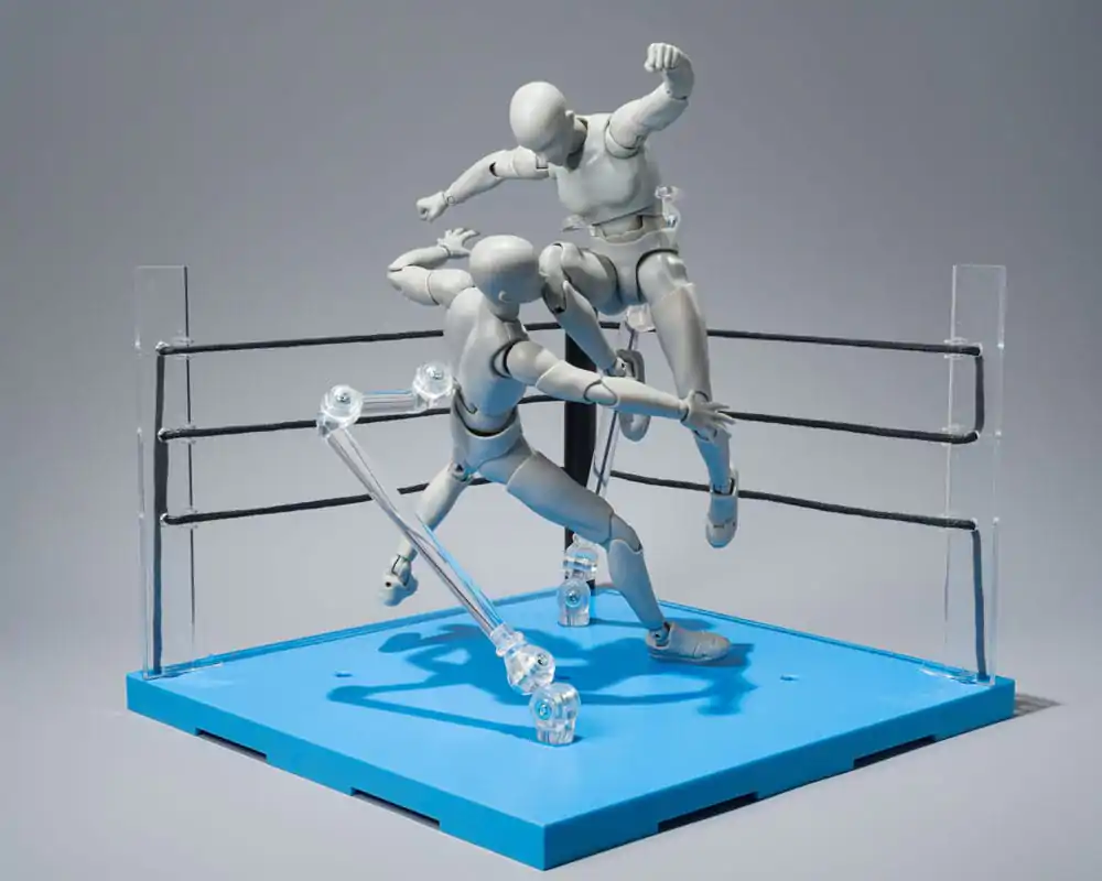 Tamashii Stage Actionfiguren-Zubehör Act Ring Corner &amp; Folding Chair Set Neutral Ver. Produktfoto
