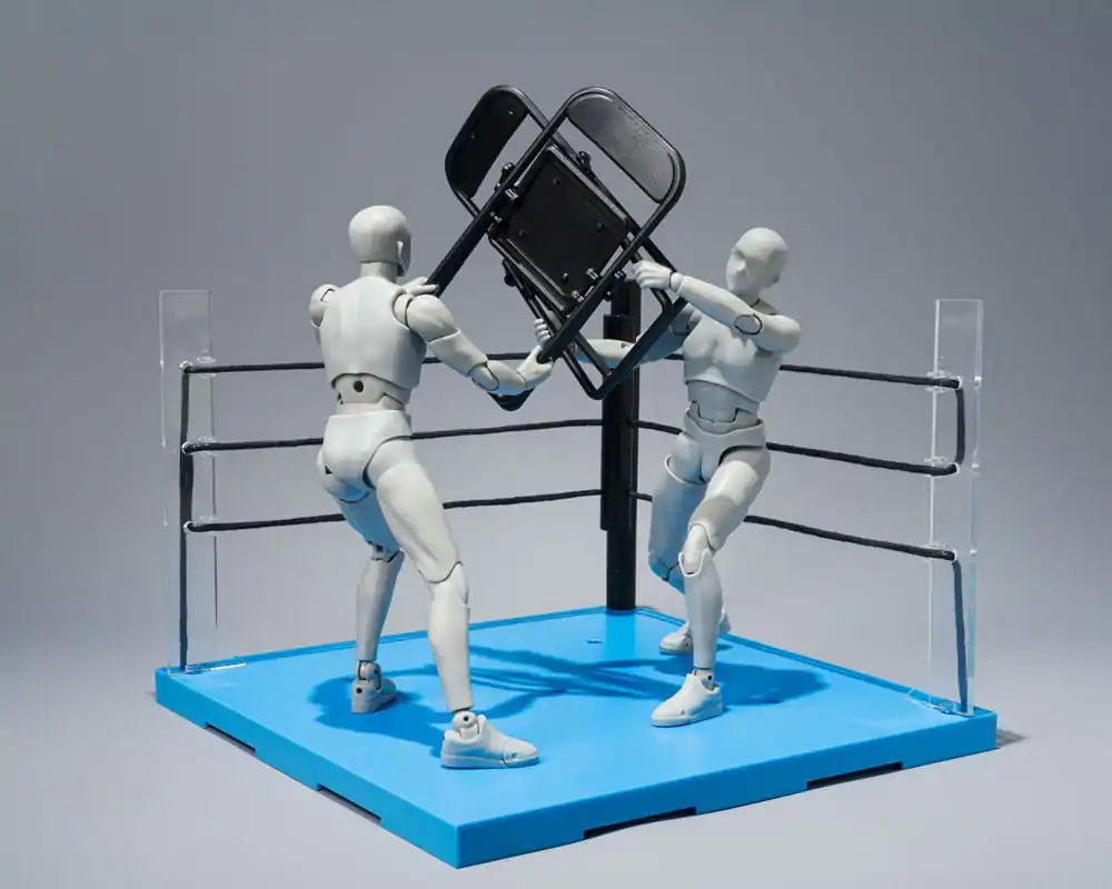Tamashii Stage Actionfiguren-Zubehör Act Ring Corner &amp; Folding Chair Set Neutral Ver. Produktfoto