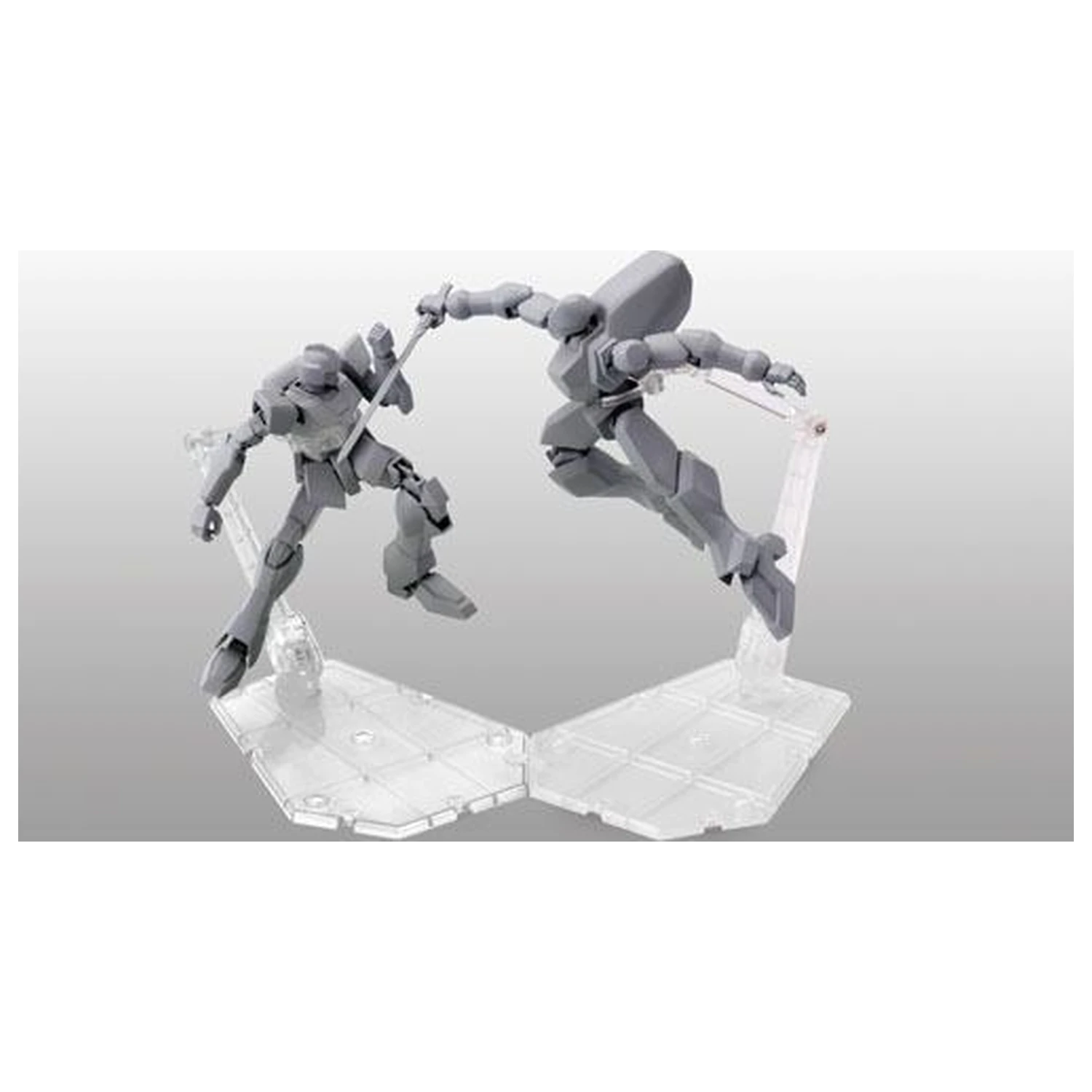 Tamashii Stage Figur Ständer Act.5 für Mechanics Clear 17 cm Produktfoto