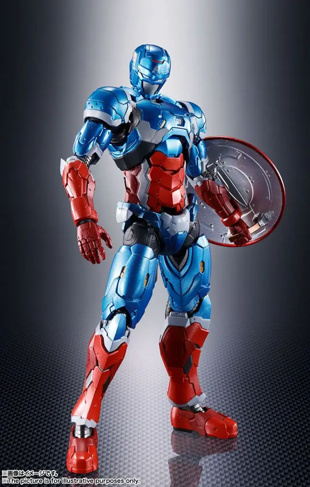 Tech-On Avengers S.H. Figuarts Actionfigur Captain America 16 cm Produktfoto