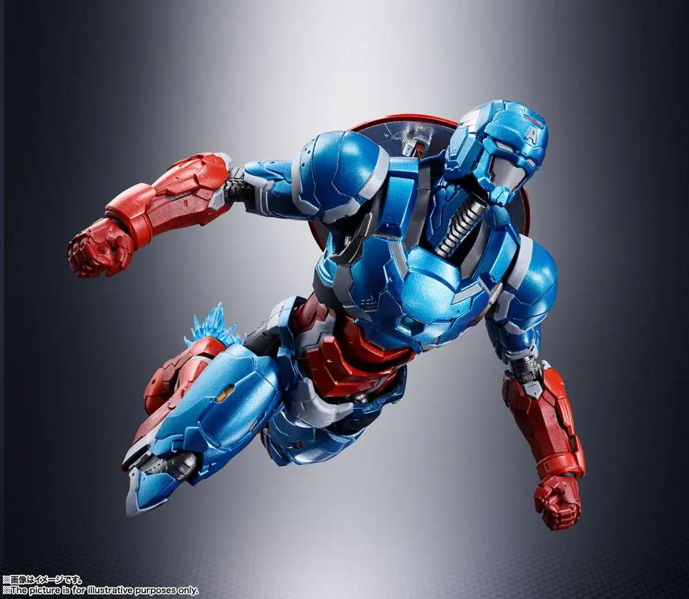 Tech-On Avengers S.H. Figuarts Actionfigur Captain America 16 cm Produktfoto